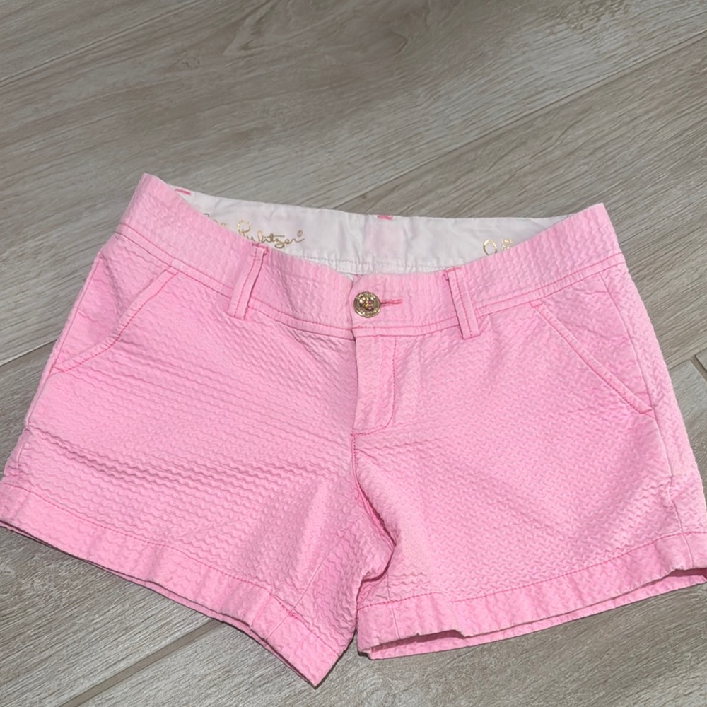 Lilly Pulitzer High Waist Pink Shorts